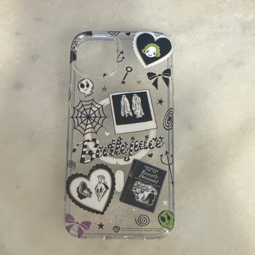 Velvet Caviar iPhone 15 Beetlejuice Case